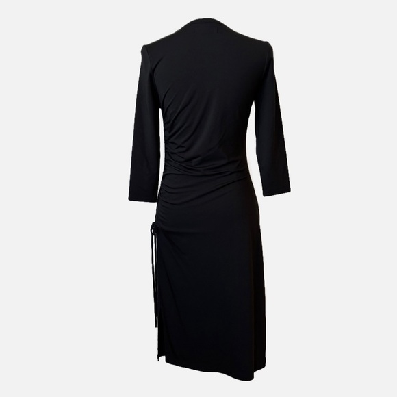 Banana Republic Soft Ponte Side-Ruched MIDI Dress Size XS - Picture 7 of 11